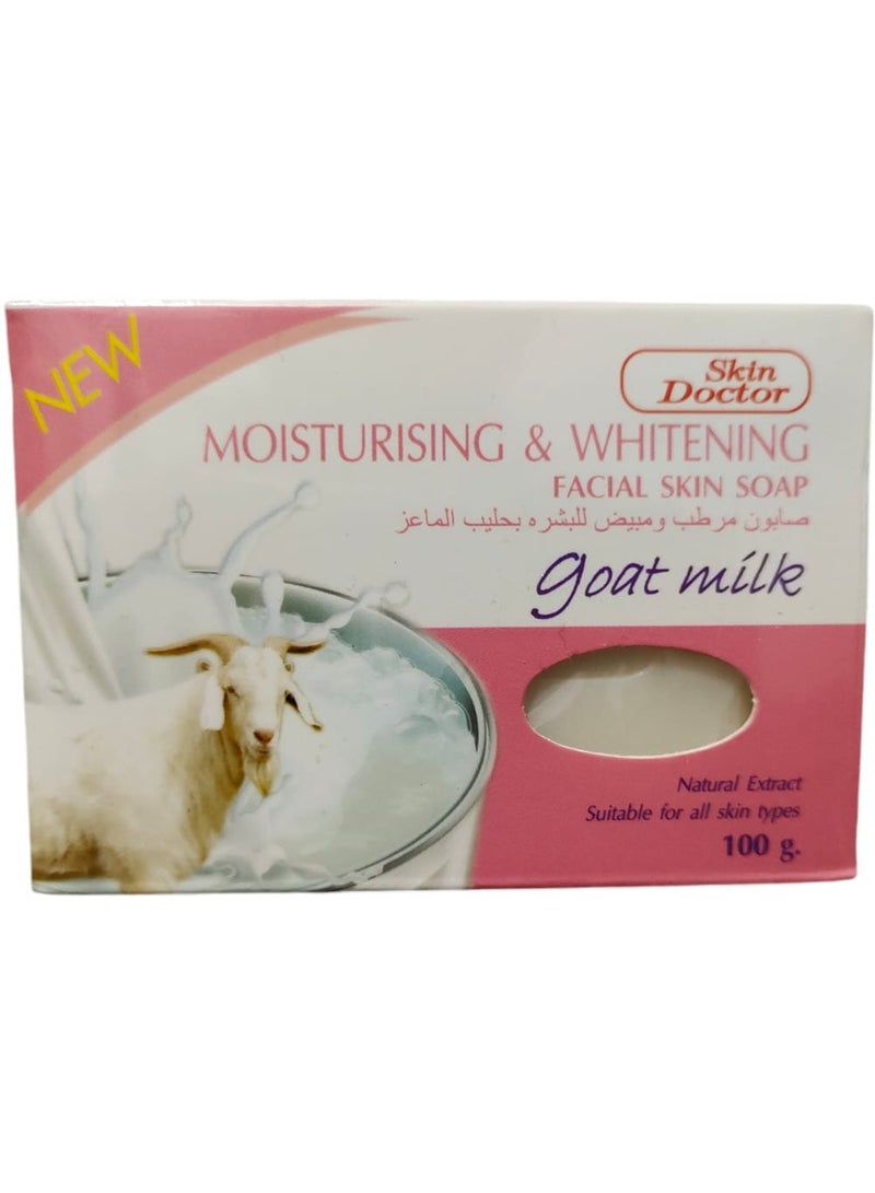 Moisturising & Whitening Facial Skin Soap Goat Milk 100 g