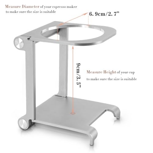 CAFEMASY Pour Over Coffee Dripper Stand - Travel and Camping Gadgets Foldable Aluminum Coffee Dripper Station Rack for Portable Hand Press Espresso Coffee Maker - Image 2