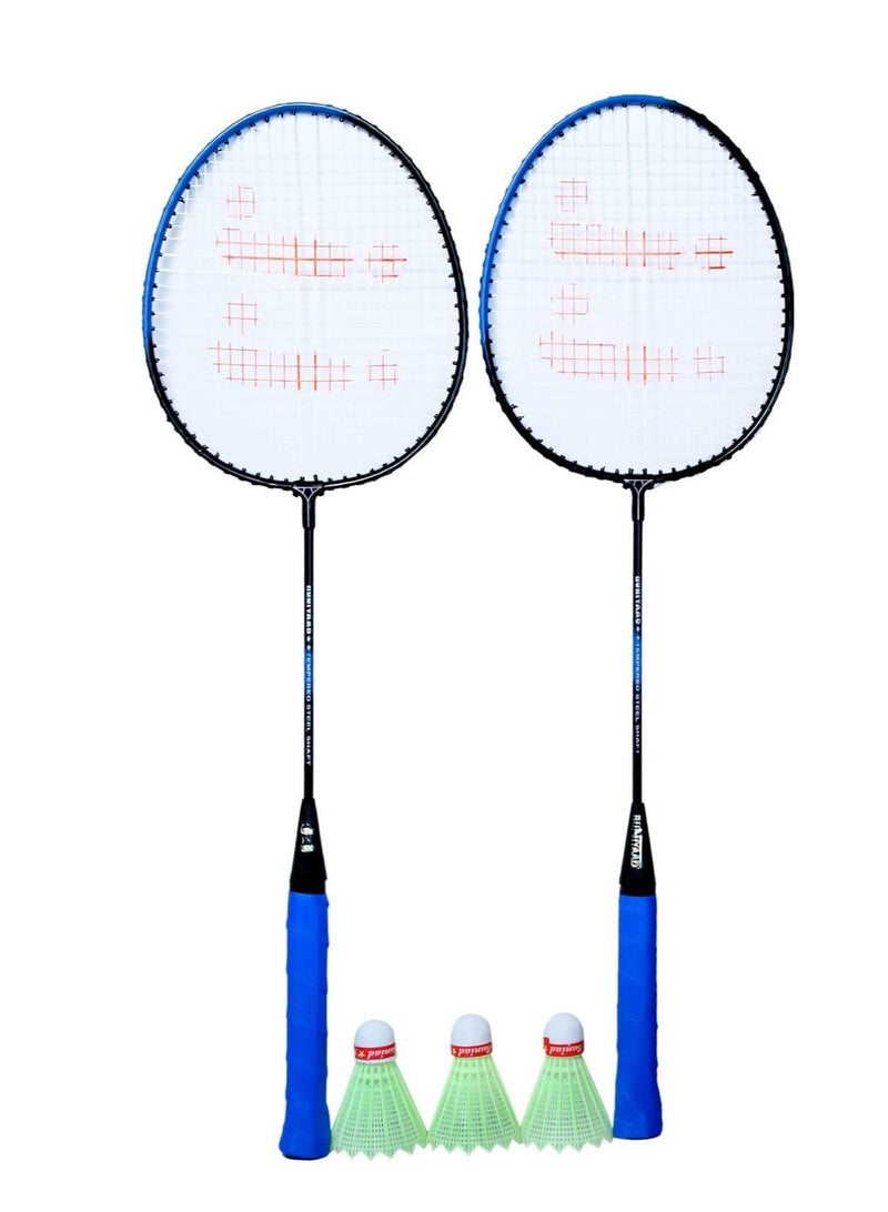 Jonex BUNIYAD Badminton Set with 3 Free Shuttles and Cover (Assorted Colors) - Image 1