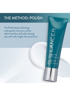 lancer Skincare The Method Polish Facial Exfoliator Daily Exfoliating Face Wash With Natural Minerals Normal Combination Skin 4.2 Fluid Ounces  - Image 2
