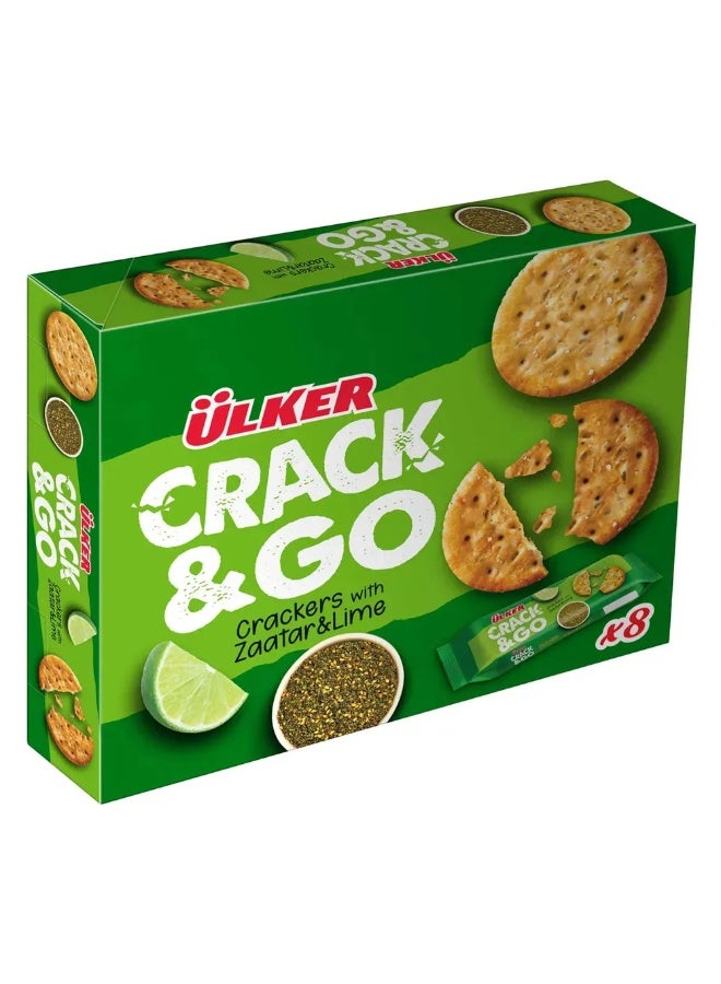 Ulker Crack and Go Crackers with Zaatar and Lime- 8 X 30gms