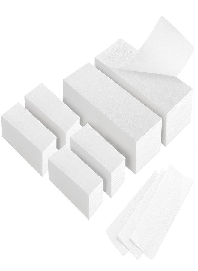 EWVVSS 600-Count Non Woven Wax Strips, 2 Size Body and Facial Epilating Wax Strips Paper for Hair Removal, Beauty Waxing Strips for Leg Face Chest Back and Bikini - Image 1