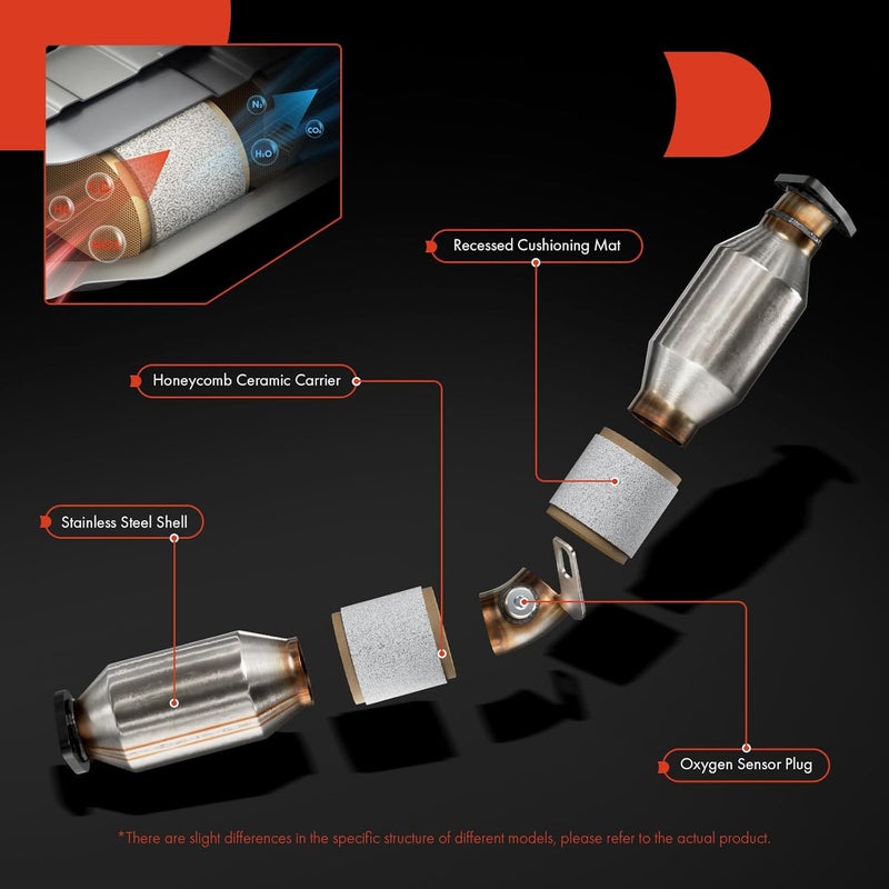 A-Premium Front Catalytic Converter with Gasket Kit - Image 4