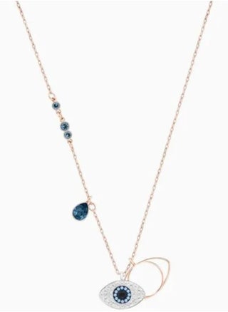 Rose Gold/Clear/Blue