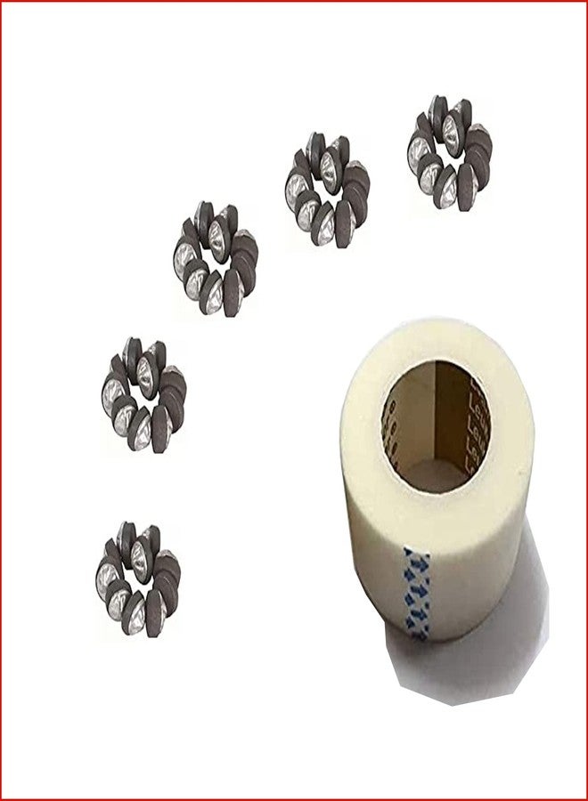 ANCS Sujok Star Magnet Small Ayurvedic (3.5mm approx.) Pack of 50 + 1pc One Inch tape - Image 1