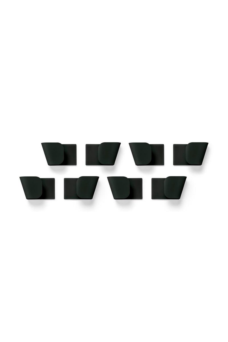 Tchibo 4 Wall Brackets For Lids,  Black - Image 3