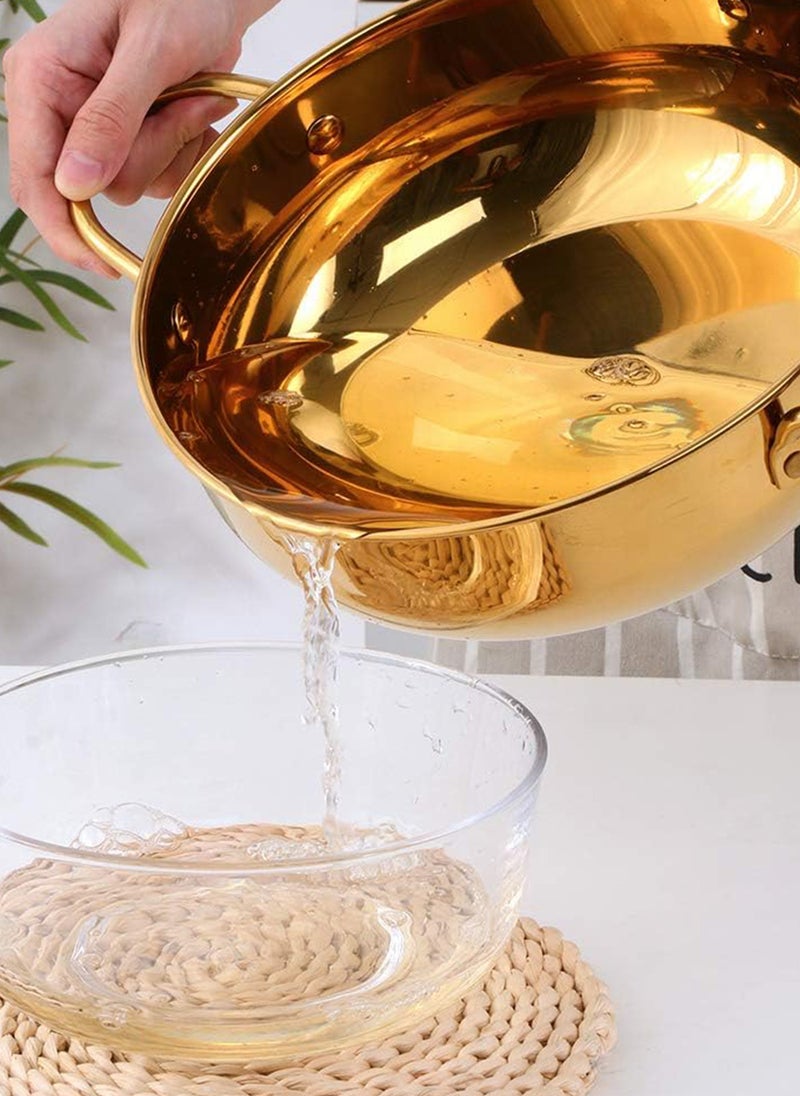 شاربدو مقلاة عميقة منزلية من الفولاذ المقاوم للصدأ 304، قابلة لضبط درجة الحرارة، مخصصة لمواقد الغاز الحثية - Image 3