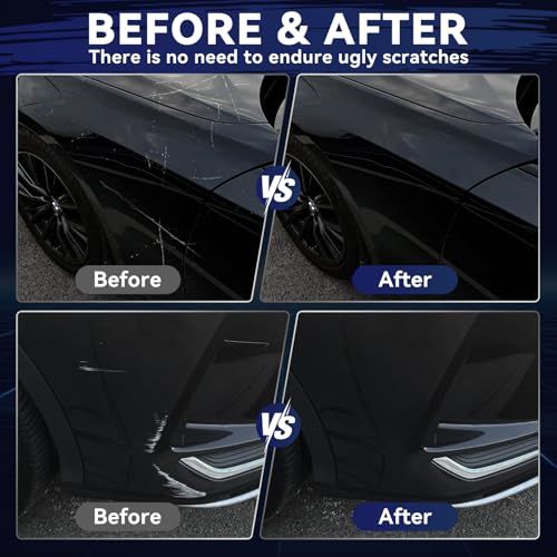 SENVEN Car Black Paint Touch Up Cars Scratch Repair for Vehicles, Rim High-Gloss Black Paint Pen 30ML Quick Drying Automotive Scratch Repair, Non-toxic 1.5 oz Easy to Use - Image 3