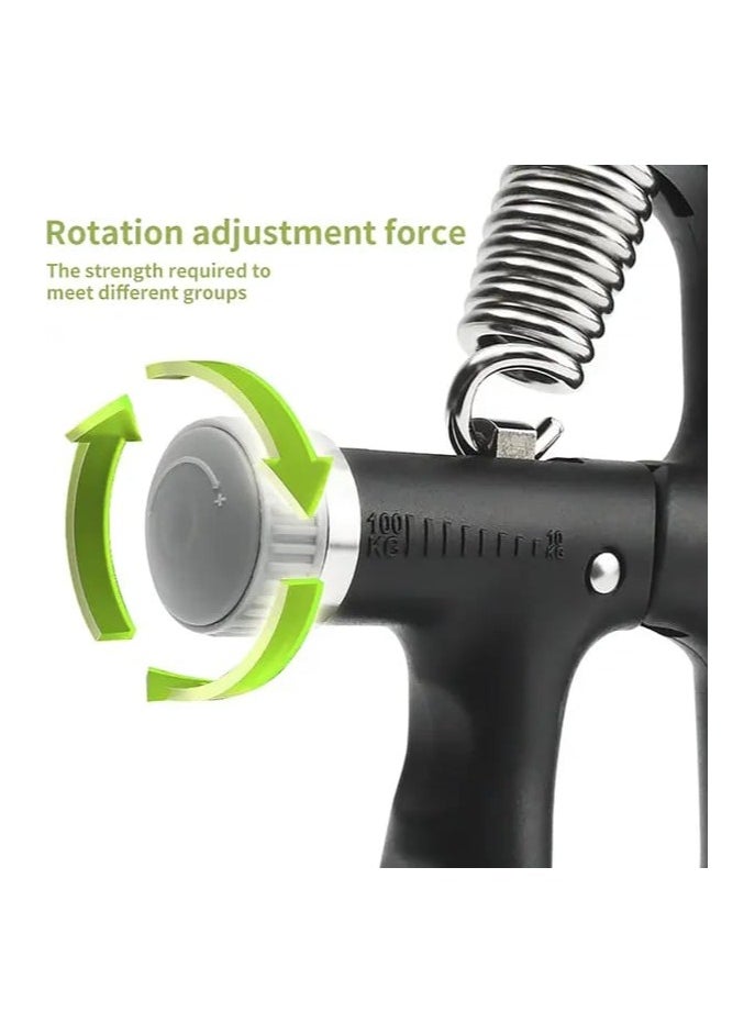 10-100Kg Hand Grip Exerciser Wrist Strengthener for Trainers Muscle Recovery Fitness Gym Hand Gripper , Forearm Training Tools