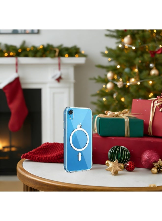 UMIXPRO iPhone XR Magnetic Case, Magsafe Compatible, Clear Shockproof Protective Bumper Cover for 6.1" - Image 3