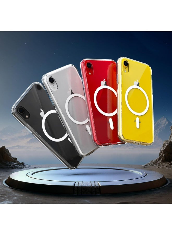 UMIXPRO iPhone XR Magnetic Case, Magsafe Compatible, Clear Shockproof Protective Bumper Cover for 6.1" - Image 2