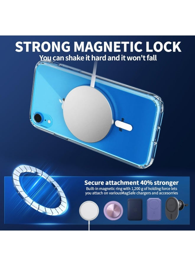 UMIXPRO iPhone XR Magnetic Case, Magsafe Compatible, Clear Shockproof Protective Bumper Cover for 6.1" - Image 4