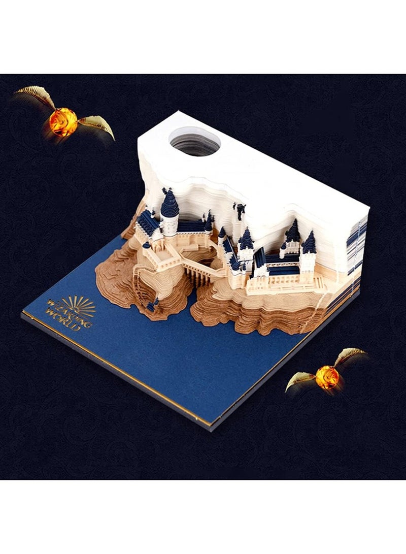 Generic 3D Magic Castle Hogwarts Sculpture Notebook Desk Decoration Gift  - Image 5