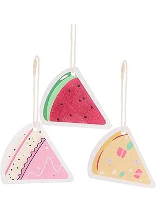 3 Piece Triangle Compressed Pattern Kitchen Sponges Multi Function Dish Scrubber Reusable for Wok Cleaning - Image 1