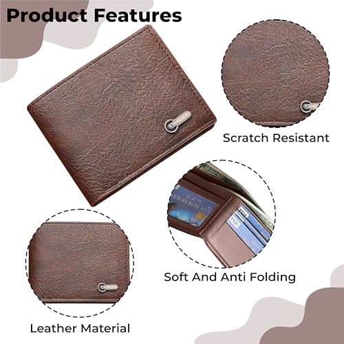Kraptick Mens Wallets: Slim Wallets for Men with Cardholder and Money Organizer(DMFP392) - Image 4