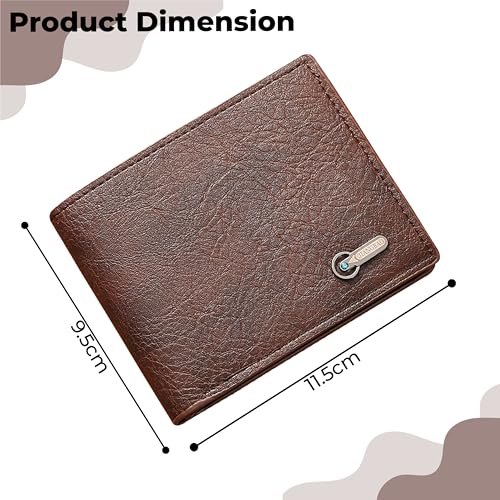Kraptick Mens Wallets: Slim Wallets for Men with Cardholder and Money Organizer(DMFP392) - Image 3
