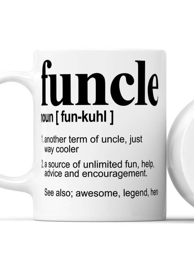 LIT Coffee Mug Funny uncle DefinationWhite Mug Funcle Defination Best Uncle Gifts - Image 2