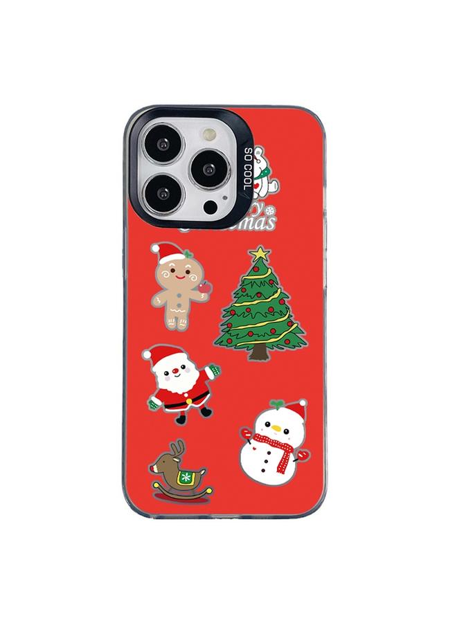 Zaboon Case For iPhone 13 Pro Max Christmas Series PC Full Coverage Pattern Phone Case - Image 1