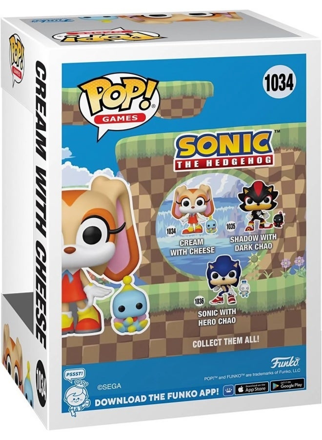 Funko POP! Games Sonic the Hedgehog Cream with Cheese Vinyl Figure Set (9.53 cm) - Image 3