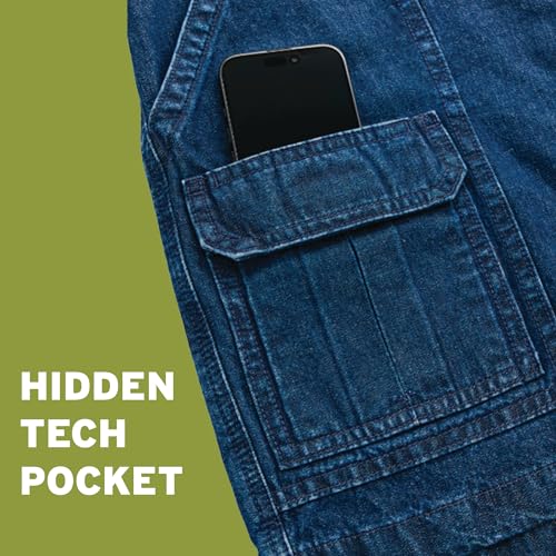 Savane Men's Regular 8” Hiking Cotton Cargo Shorts with Tech Pocket (Available in Big and Tall), Khaki, 34 - Image 5