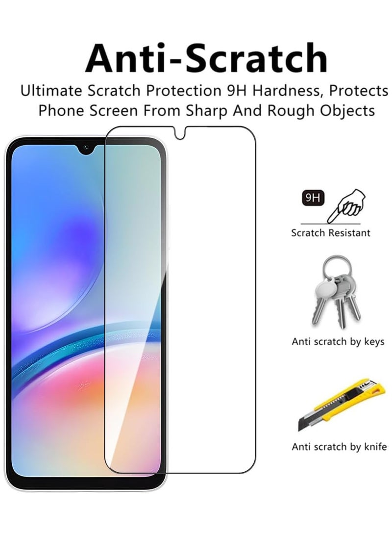 2 Pack Samsung Galaxy A07 Screen Protector | Tempered Glass Compatible with Samsung Galaxy A07| Screen Protector Full HD Quality Tempered Glass Anti-Scratch Edge to Edge Coverage with Easy Installation Kit - Black - Image 4