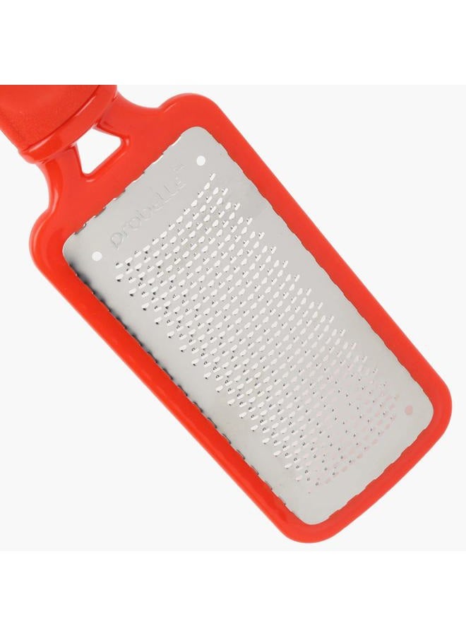 Probelle Metal Foot File Pedicure Rasp, Red, Full Size - Image 2