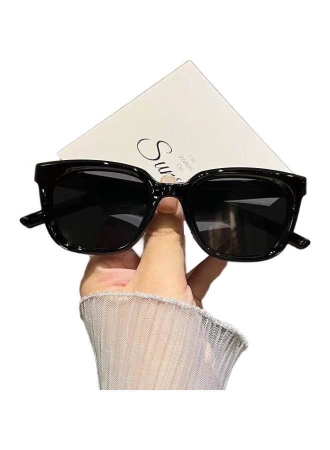 Boshide Sunglasses Women Men Driving Glasses Star Style Black Frame Grey Lens - Image 3