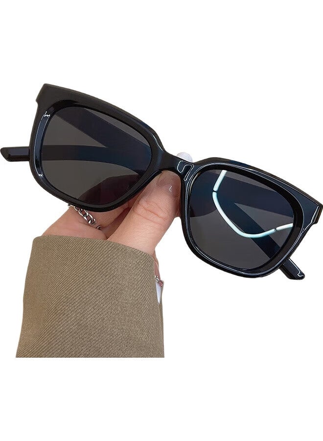 Boshide Sunglasses Women Men Driving Glasses Star Style Black Frame Grey Lens - Image 2