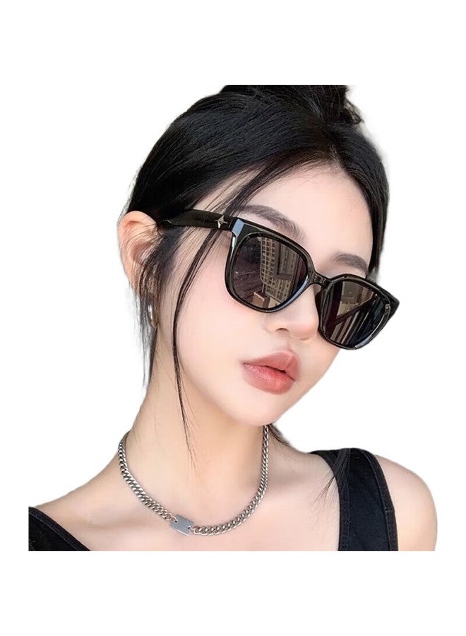 Boshide Sunglasses Women Men Driving Glasses Star Style Black Frame Grey Lens - Image 1