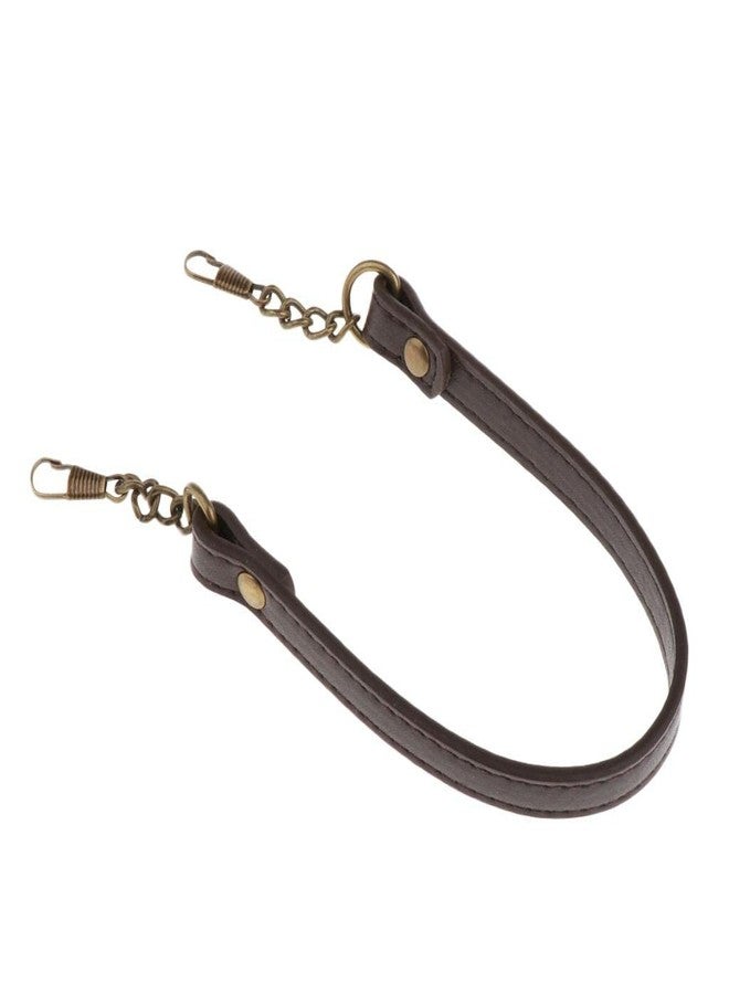 ATORSE UJEAVETTE Short Bag Strap Replacement Pu Leather Handbag Handle DIY Bag Belts Brown - Image 2