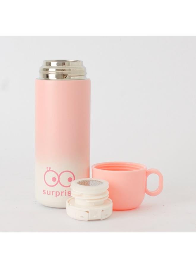 Akher el Ankoud Cute stainless steel thermos bottle 450Ml -Pink - Image 3