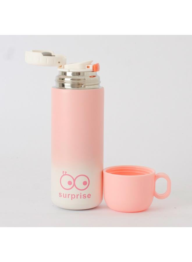 Akher el Ankoud Cute stainless steel thermos bottle 450Ml -Pink - Image 2