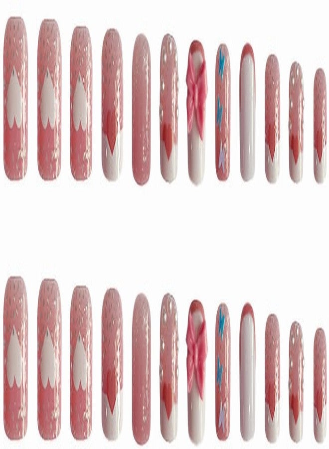 KILLFE Artifical Nails For Women | Reusable | Vibrant | Durable Acrylic Nails | Multicolor (NP-96) - Image 5