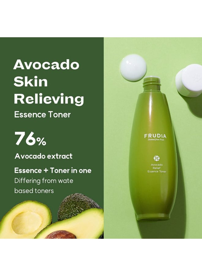 WELCOS FRUDIA Avocado Relief Essence Toner | Calming Toner for Face w/Avocado Extract, Centella Asiatica Extract & MadecassosideX4 | Korean Skin Care Soothing Toner for Sensitive Skin (6.59 fl oz) - pzsku/ZE72CC802933946CB3619Z/45/_/1737031558/ea812ee0-9ce8-44d2-852c-314986cf4772