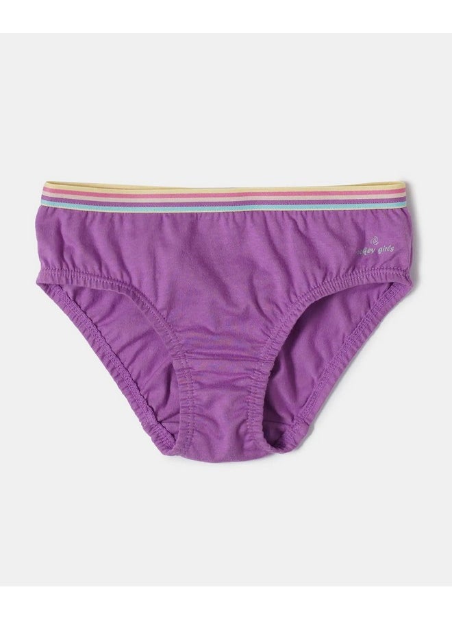 JOCKEY - Jockey Girls Super Combed Cotton Panties with Ultrasoft Waistband_Pack of 3_Colors & Prints May Vary_Style_SG11_Assorted_11-12 Yrs - Image 1