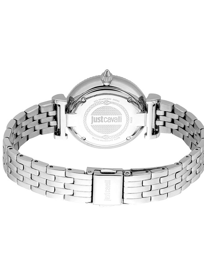 Just Cavalli مجموعة جاست كافالي للسيدات JC1L266M0015 - ساعة كوارتز أنثوية من الفولاذ المقاوم للصدأ بثلاثة عقارب - Image 3