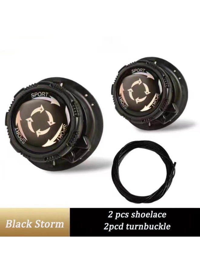 JAYATO Universal swivel shoelace turnbuckle, outdoor sports shoelace accessory, lazy shoelace, no-tie shoe buckle, anti-drop snapper, steel wire swivel buckle - Image 1