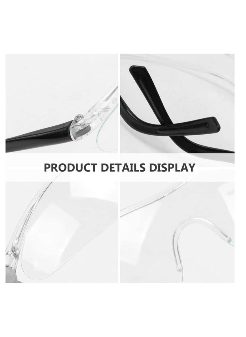 SYOSI Transparent Eyes Protective Glasses Full Eyes Protection Goggles for Kids men and women, Prevent Droplets and Waterproof, Windbreak sand for Outdoor, Bike Race, Travel, Pool Swimming Party  - Image 4