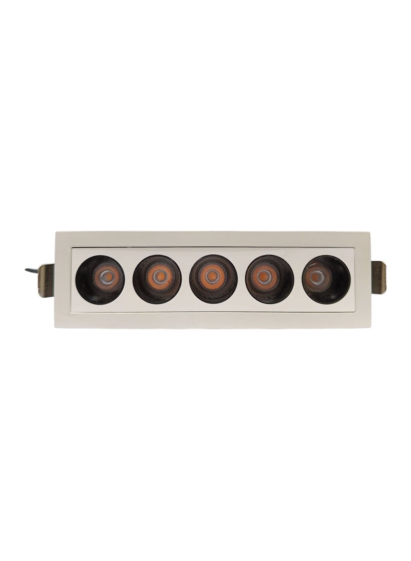 أضواء الصالحية 5Heads LED Spot Light KN-L5-10 10W  Warm White (3000K)  - Image 3