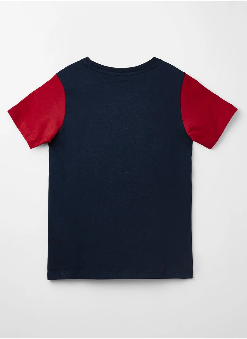 The Souled Store The Souled Store Avengers Printed Half Sleeves T-shirt for Kids and Boys