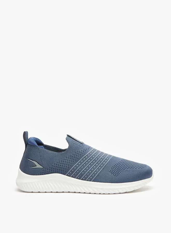 Men Textured Slip-On Shoes