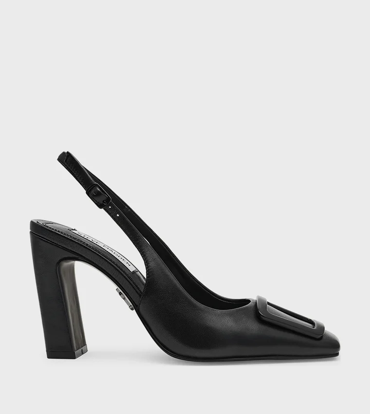 STEVE MADDEN Parisian Women's Black Flat Sandals
