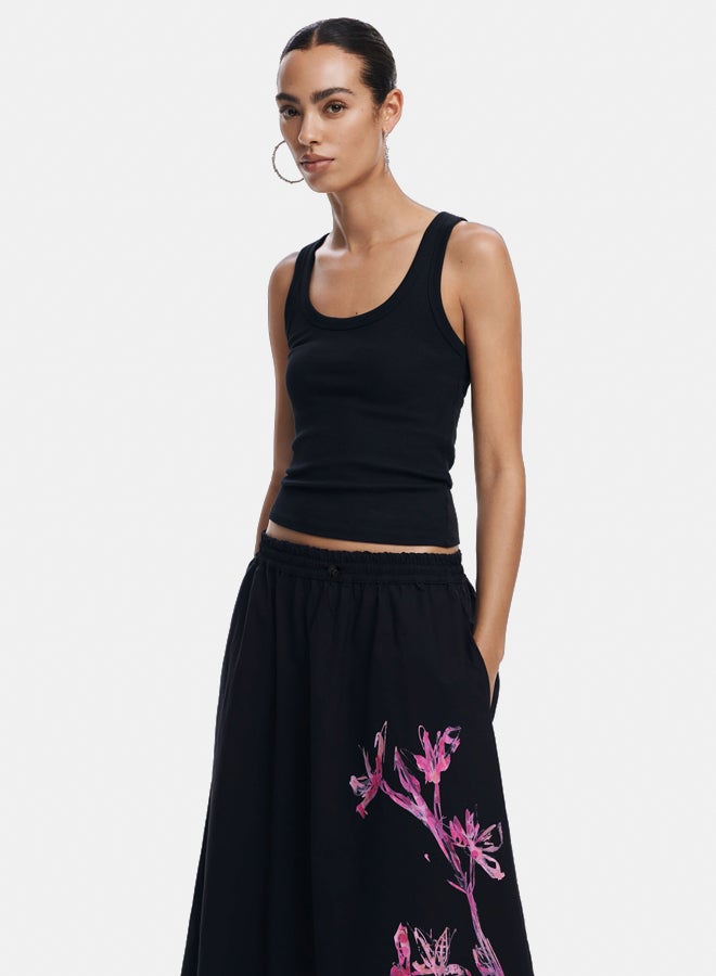 DESIGUAL Orchid midi skirt  - Image 3