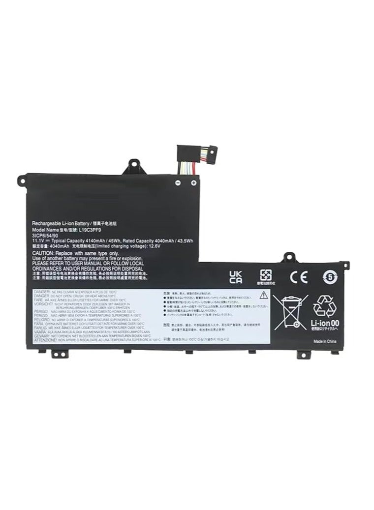 Terabyte Compatible L19C3PF9 L19M3PF9 Laptop Battery for Lenovo ThinkBook 14-IML 14-IIL 15-IML 15-IIL Series L19M3PF1 L19M3PF2 L19D3PF2 L19L3PF1 L19D3PF1 L19L3PF8 5B1 0X5550072 5B10W67364 11.1V 45Wh - Image 1