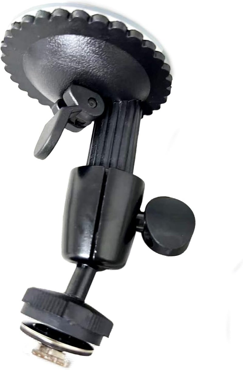 VOONOA Windshield Suction Cup Bracket Mount for 7 9 10.1 10.36 Inch Monitor Display, Fix The Monitor on Windshield Dash Board, Metal-Made, Adjustable Strong Load-Bearing Mount Holder - Image 1