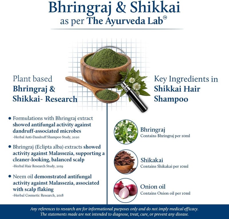 Blue Nectar Anti Dandruff and Healthy Scalp Hair Cleanser Shampoo with Bhringraj, Shikakai, Suitable for Colored Hair, Dry Frizzy Hair | Plant Based Alternate to Salicylic Acid (10 Herbs, 200 ml) - Image 5