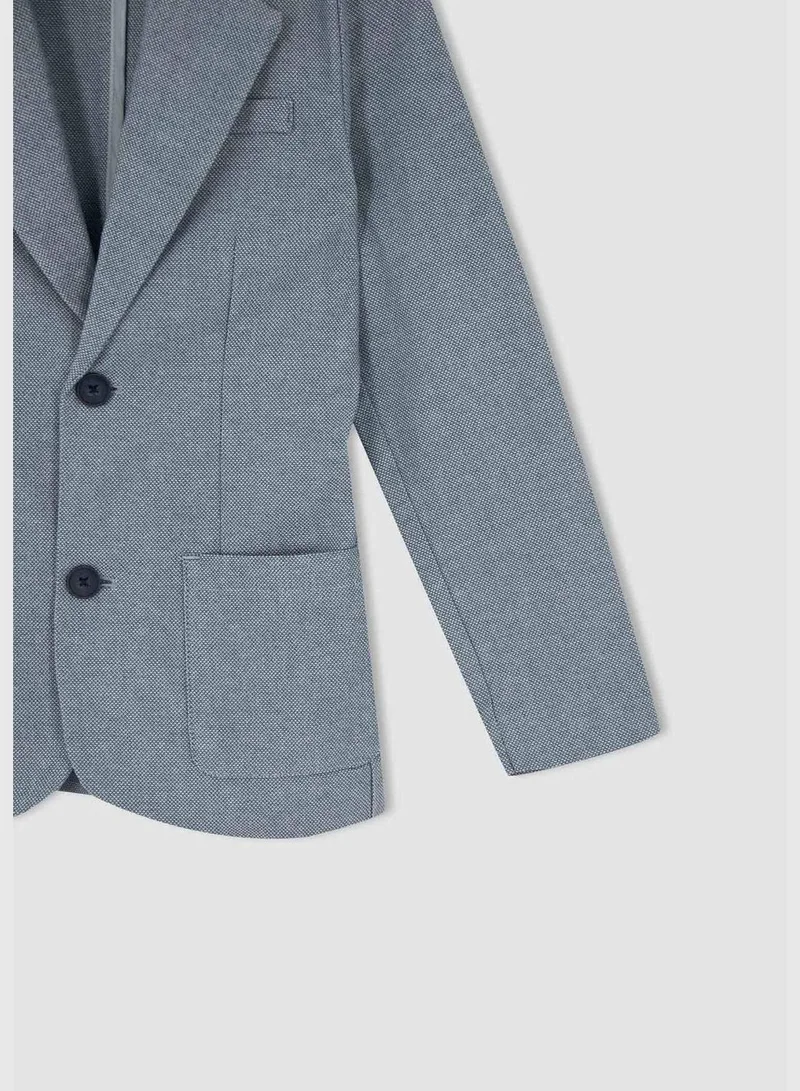 DeFacto Regular Fit Long Sleeve Blazer Jacket