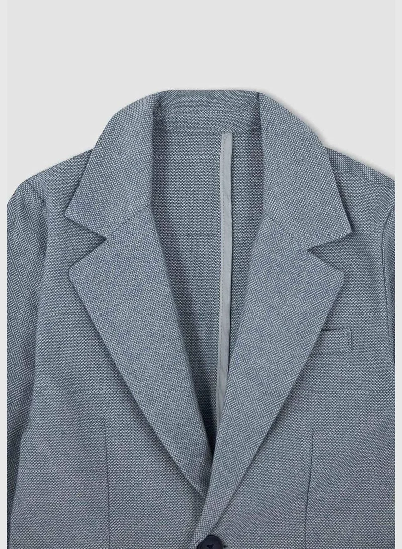 DeFacto Regular Fit Long Sleeve Blazer Jacket