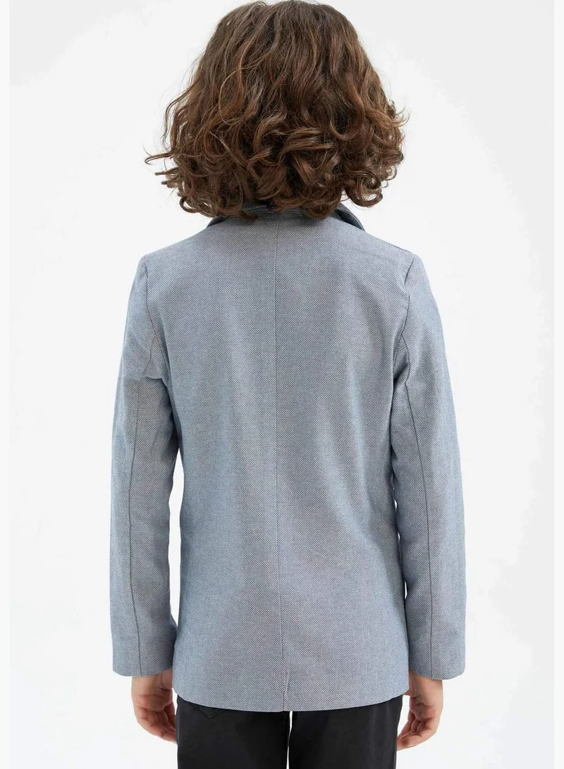 DeFacto Regular Fit Long Sleeve Blazer Jacket
