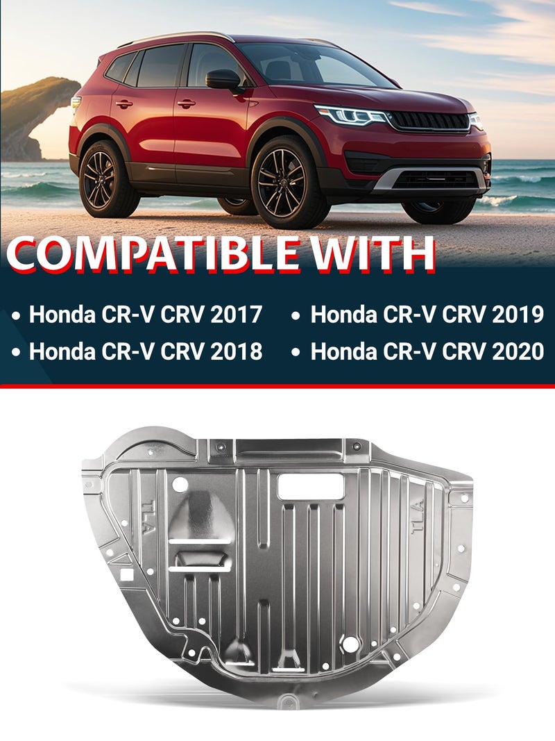Ntoauto Engine Splash Shield Guard Compatible with CR-V CRV EX EX-L 1.5L 2017-2020, Under Car Splash Shield Lower Cover Board Replace #74112-TLA-A01 74112TLAA01 - Image 3